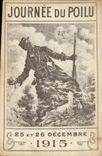 VINTAGE POSTCARD Militaria Day of the hairy 1915