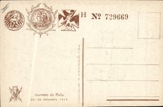 VINTAGE POSTCARD Militaria Day of hairy the 1915 Children