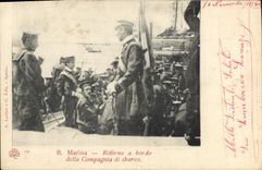 CPA R Marina Ritorno a bordo della Compagnia di Sbarco 
