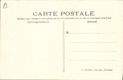 VINTAGE POSTCARD SM Alphonse XIII has Versailles Perspective of the castle