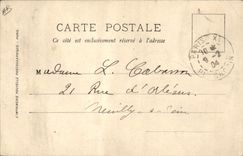 CPA MM le roi et la reine d'Italie a Paris La reine quitte la gare 