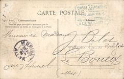 CPA Visite de M Alphonse XIII a Paris Le president Loubet retourne a l'Elysee