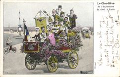 CPA le clou reve de l'exposition de 1900 Paris Nicolas II Russie Russia 