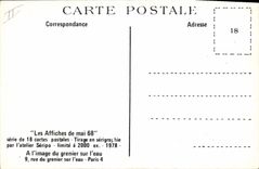 CPM Les affiches de mai 68 Retour a la Normale