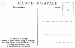 CPM Les affiches de mai 68 mai 68 Debut d'une lutte prolongee