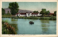 CPA Vichy Le tir aux pigeons au bord de l'Allier 