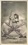 CPA Tir a l'arc Enfant Amour de Paques