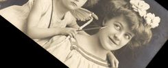 CPA Tir a l'arc Femme Enfant Ange