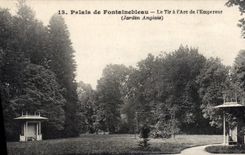 CPA Tir a l'arc de l'Empereur Palais de Fontainebleau