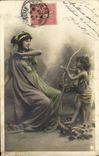 CPA Tir a l'arc Femme Ange