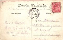 VINTAGE POSTCARD Dieppe Boat the steamer Brighton