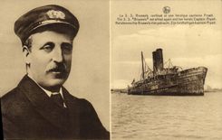 CPA Bateau Paquebot SS Brussels