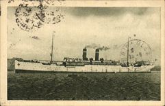 CPA Bateau Paquebot Fabre Line SS Britannia 