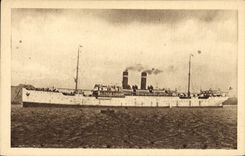 CPA Bateau Paquebot SS Britannia Fabre Line