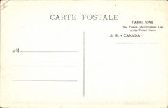 VINTAGE POSTCARD Boat Canada Steamer