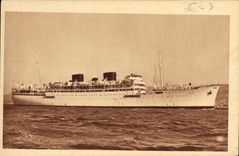 CPA Bateau Paquebot Chella 