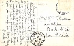 VINTAGE POSTCARD Boat Steamer S Chantilly Co of the Maritime Transport