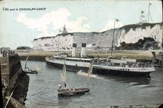 CPA Bateau Paquebot Dieppe Depart du Brighton 