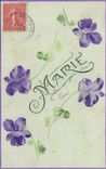 CPA Fantaisie Prenom Marie