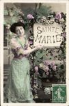 CPA Fantaisie Prenom Marie