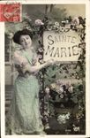 CPA Fantaisie Prenom Marie