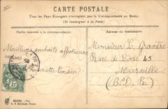 CPA Fantaisie Prenom Louis