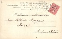 VINTAGE POSTCARD Fantasy First name Louise Child