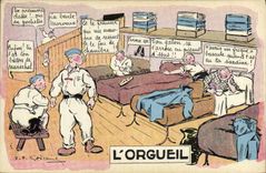 VINTAGE POSTCARD Militaria pride