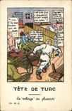 CPA Militaria Tete de turc Le voltage du plumard 
