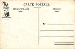 VINTAGE POSTCARD Militaria Head of Turkish the voltage of the bed