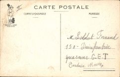 CPA Militaria La colere