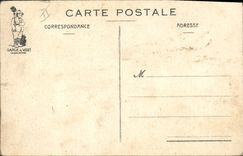 VINTAGE POSTCARD Militaria Pas de Gymnastique