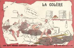 VINTAGE POSTCARD Militaria anger seven fishings capital of the soldier