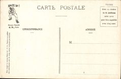 CPA Militaria L'avarice Les sept peches capitaux du soldat