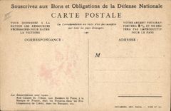 CPA Militaria Bons de la Defense Nationale