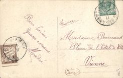 VINTAGE POSTCARD SAR It Principle di Piemonte