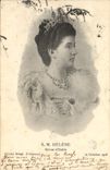 VINTAGE POSTCARD SM Helene Queen of Italy