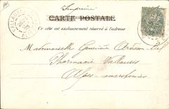 VINTAGE POSTCARD the sovereigns of Italy has Paris Avenue of the Opera