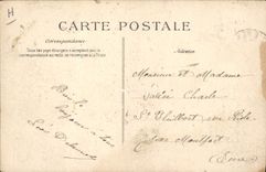 CPA Revolution de Champagne 12 avril 1911 Ay Mission de Ayala Bureau du chef de cave incendie TOP