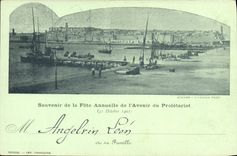 CPA Souvenir de la Fete annuelle de l'avenir du Proletariat 31 octobre 1901 Angerin Leon Proletariat