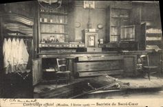 CPA Cambriolage officiel Moulins Fevrier 1906 Sacristie du Sacre Coeur
