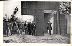 VINTAGE POSTCARD the sports Shooting with the arc