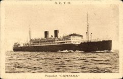 CPA Bateau SGTM Paquebot Campana