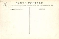 VINTAGE POSTCARD Boat the City of Ciotat by heavy sea