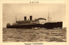 CPA Bateau SGTM Paquebot Campana