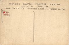 VINTAGE POSTCARD Boat General Company Transatlantic Cathage Postal services