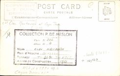 MODERN CARD Boat Mactavish Clan