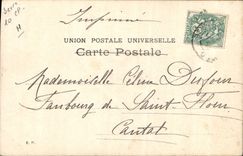 CPA Fantaisie L'adoption Enfant 