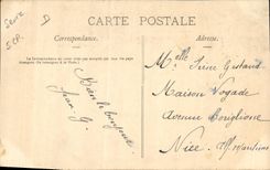 VINTAGE POSTCARD Fantasy Woman In the large dressmaker