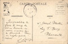 CPA Militaria En bascule 